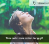 Tắm nước mưa có tác dụng gì?