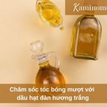 Chăm sóc tóc bóng mượt với dầu hạt đàn hương trắng