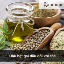 Dầu hạt gai dầu đối với tóc