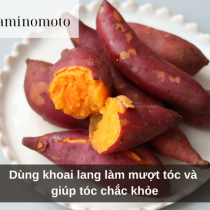Dùng khoai lang làm mượt tóc và giúp tóc chắc khỏe