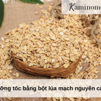 Dưỡng tóc bằng bột lúa mạch nguyên cám