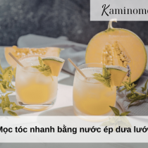 Mọc tóc nhanh bằng nước ép dưa lưới