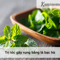 Trị tóc gãy rụng bằng lá bạc hà