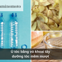 Ủ tóc bằng vỏ khoai tây dưỡng tóc mềm mượt 