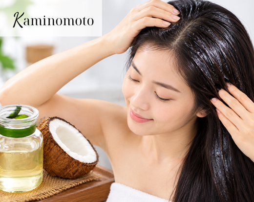 Ủ tóc bằng dầu dừa 