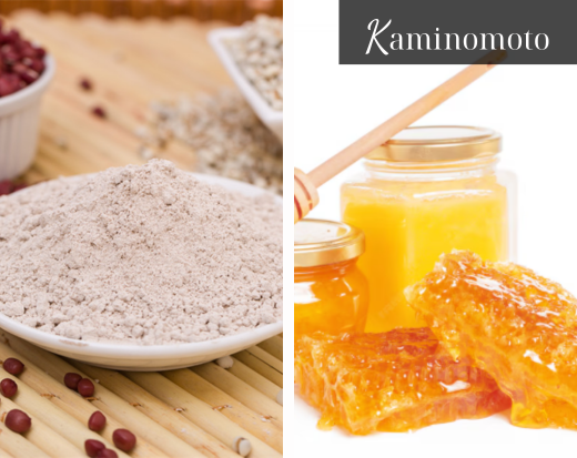 Bột đậu đỏ và mật ong 