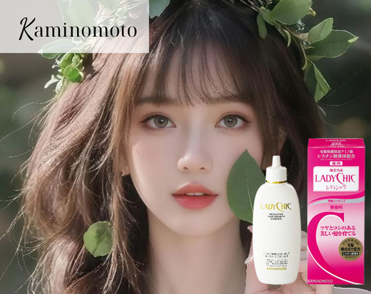 Chăm sóc tóc mọc dài với thuốc mọc tóc Kaminomoto LadyChic
