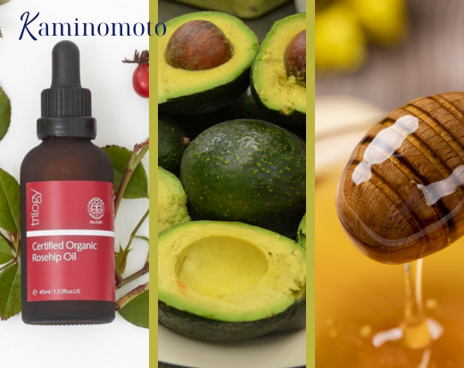 Dầu tầm xuân, bơ chín và mật ong