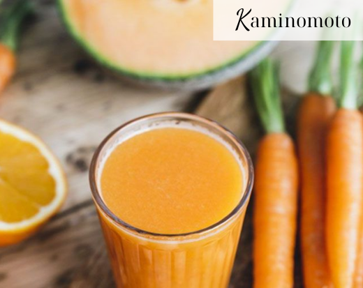 Nước ép dưa lưới và cà rốt 
