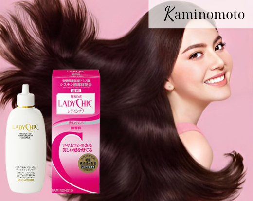 Nuôi dưỡng tóc bằng thuốc mọc tóc Kaminomoto LadyChic
